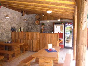 Grillplatz der Pension �afran