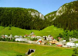Dorf Stratena in d. Slowakei